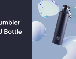 Tumbler FJ Bottle warna hitam minimalis